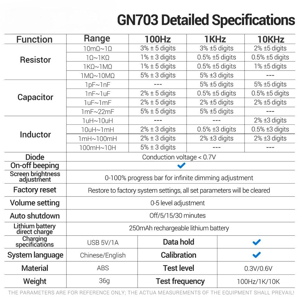 2026 Multifunctional Smart Tweezers LCR Meter Professional SMD ESR Test Capacitance Resistance Inductance Digital LCR Bridge Calibration USB Charging
