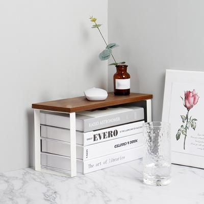 Stable High Hardness Desktop Storage Shelf Metal Practical More Heighten Desktop Storage Rack for Home