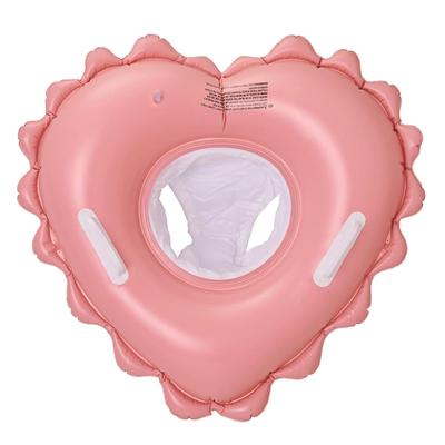 MILASIC Kinder Herz mit Aufblasbarem Perfekt für Pool und Strand Wählen Sie aus 2 Perfekt für Pink und Kirsche Verhindert Herausfallen Schwimmkörper, Kinderfußöffnung