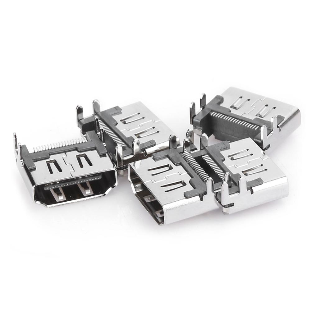 5PCS HDMI Port Connector Socket Replacement Fit for Sony PlayStation4 Game MachineGame Machine HDMI Port for Ps4