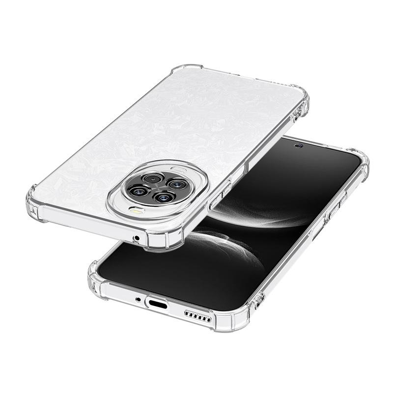 Applicable to Huawei, enjoy 90 ProMax mobile phone case four corners anti-drop Maimang 40 transparent tpu airbag protective cover