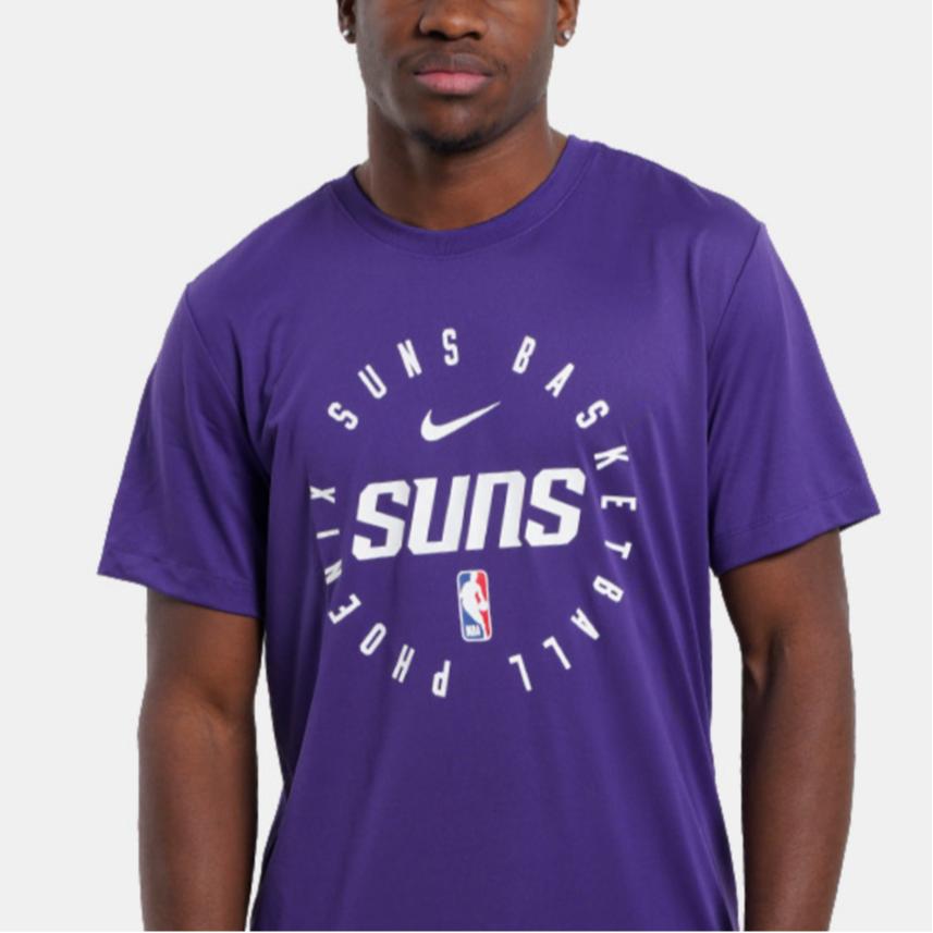Nike Dri-Fit NBA Phoenix Suns Bequemes Rundhals Kurzarm T-Shirt Herren Tops New-Orchid HF1433-566