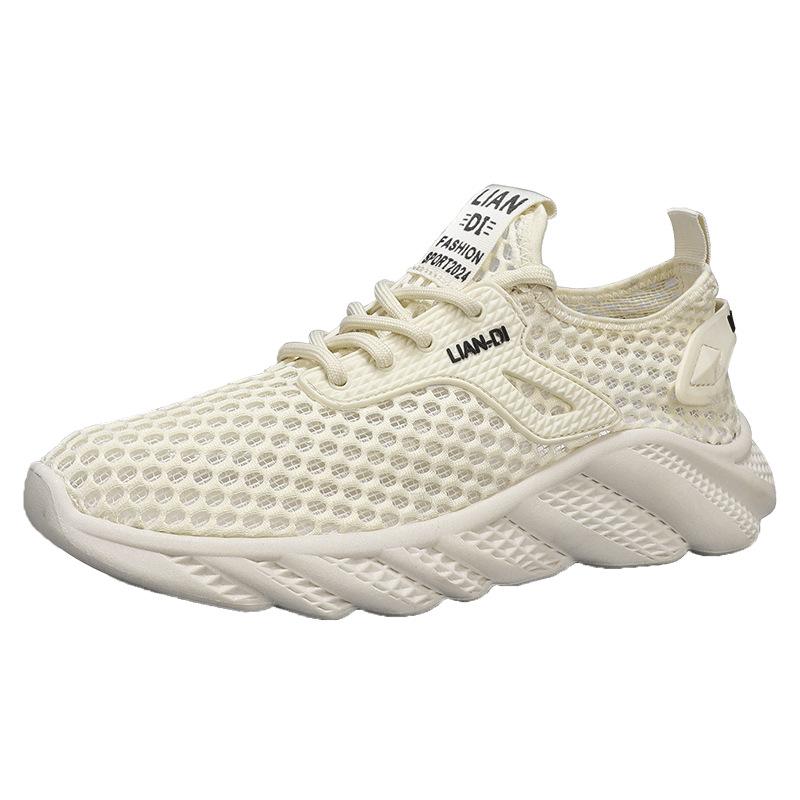 

Men s shoes summer 2025 new breathable mesh thin quick-drying outdoor sports and leisure men s mesh shoes non-slip moisture shoes 39