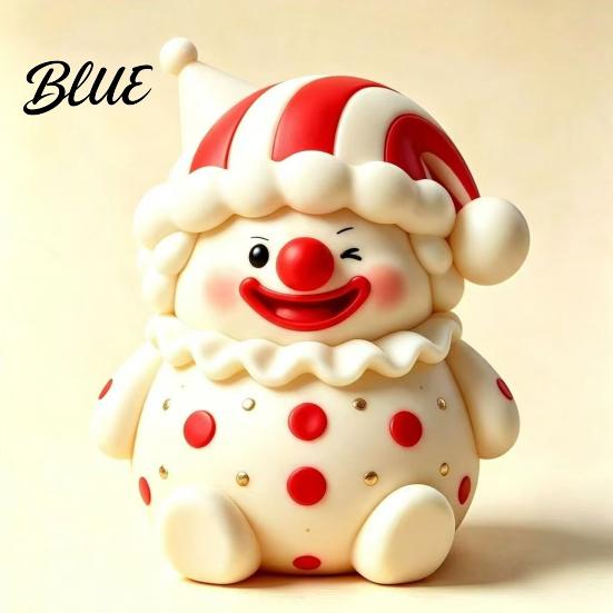 Clown Stress Relief Toy 1/2Pcs Cartoon Toy Slow Rebound Squeeze Squeezable Anxiety Reduction Ball Fidget for Desktop Decoration Rising Toys