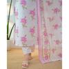 Beautiful Cotton Kurti Pant Dupatta Set Indian Bollywood Top Tunic Kurta Set