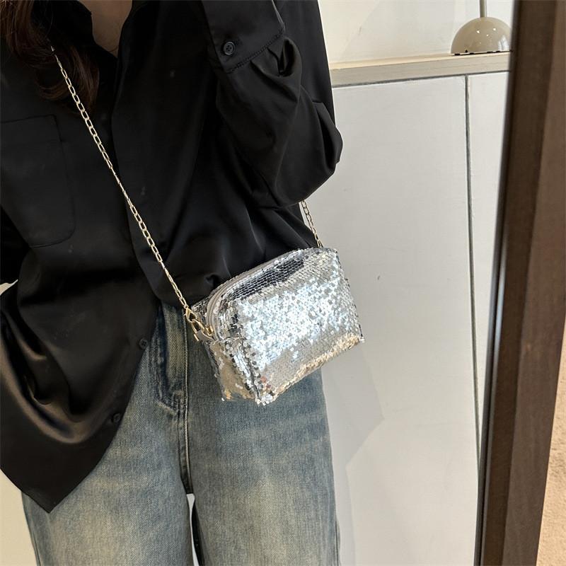 2023 New Chain Casual Shoulder Bag Fashion Simple Crossbody Bag Street Trendy Women's Bag
