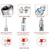 Grease Tool Mouthpiece with Lubricator Connection Nipple Adapter Grease Tool Attachment Flexible Extension Hose Coupler