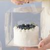 4-inch Transparent Portable Cake Box (10-Pack)