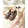 Couple's Cotton Shoes Winter New Style Outerwear Bag with Fleece Added Warm Indoor Home Slippers