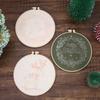for Beginners DIY Crafts Needle Thread Sewing Accessories Embroidery Hoop Christmas Ornament Xmas Embroidery Cross Stitch Kit