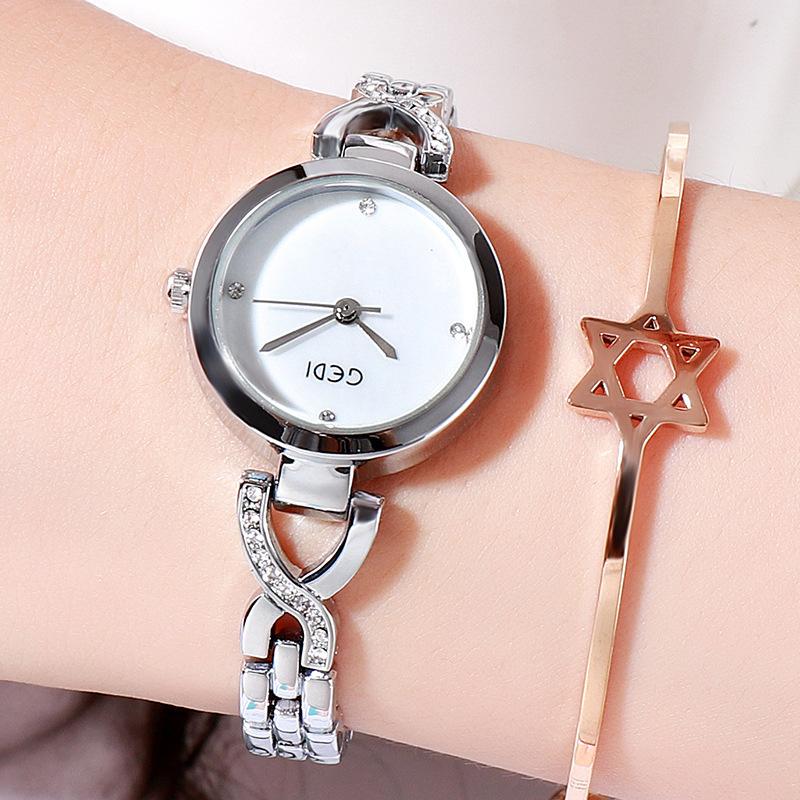 

Fashion Student Quartz Watch Trendy Girlfriend Small Dial Women S Watch Exquisite Diamond-Encrusted Women S Watch