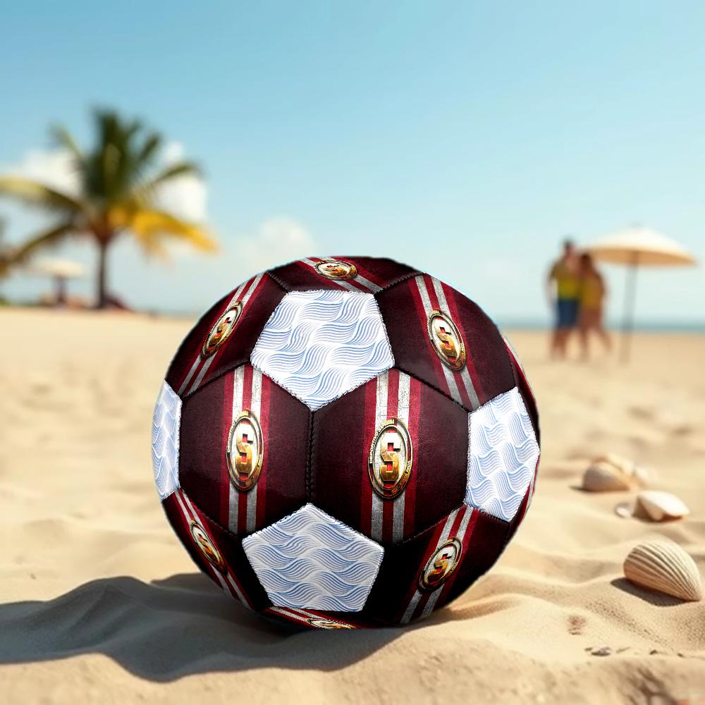 1pc AC Sparta Praha Football Soccer Ball Size 5 Indoor Soccer Ball Fashion Colorful Backyard Game -Great For Sports Fans Gift