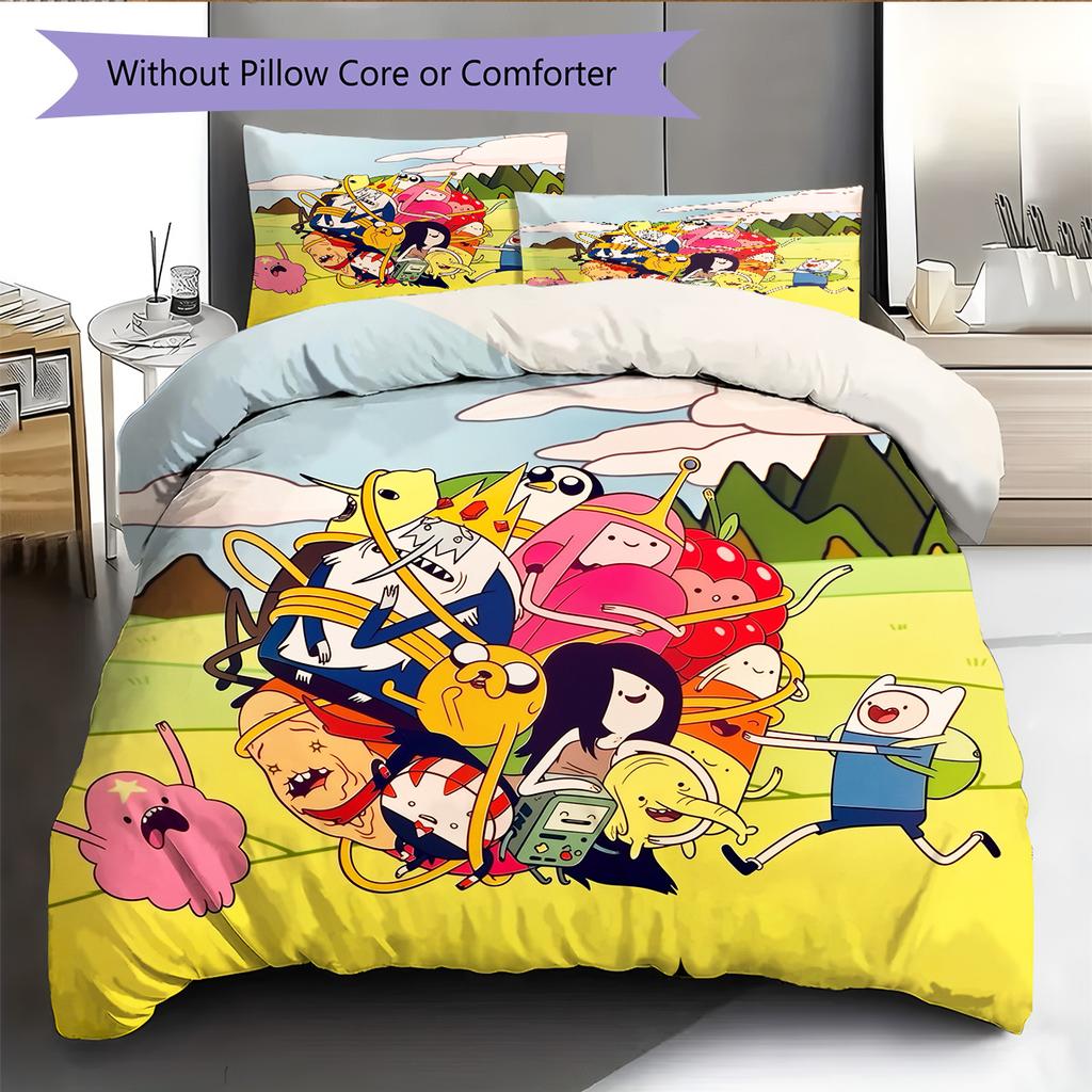 Marceline the Vampire Queen  Pattern Bedding Quilt Set  Home Decoration  Gift (1 * duvet cover + 2 * pillowcase  without core)