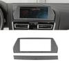 ABLZ-Center Console Navigation Screen Panel Cover Trim In Carbon Fiber For BMW 8 Series G14 G15 G16 -  Auto Accessories
