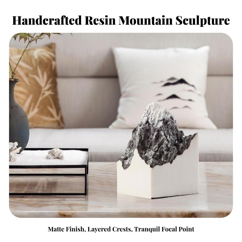 Chinese-Style Mountain Landscape Ornament Vertical for Guesthouse