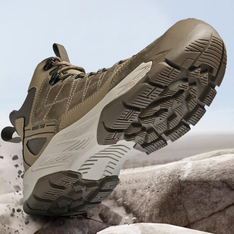 Comfortable Men's Sneakers Hiking Boots Casual Shoes Daily Walking Travel Shoes Fashionable Treking Footwear Lightweight Mesh Shoes