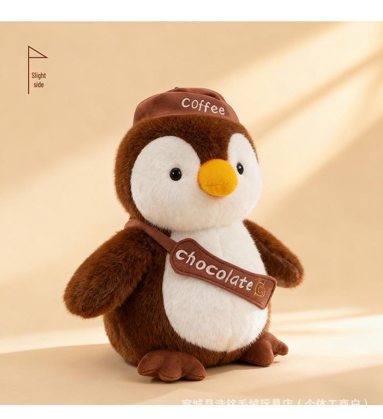 Graduation-Ceremony Penguin Plush Toy with Hood