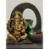 Polyresin Table Top Indoor Outdoor Water Fall Fountain with LED Lights Home Decor Decoration Gift Gifting Items