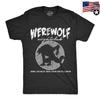 Herren Werwolf Nachtclub Lustiges gruseliges Halloween Party Witz T-Shirt für Jungs Unisex T-Shirt