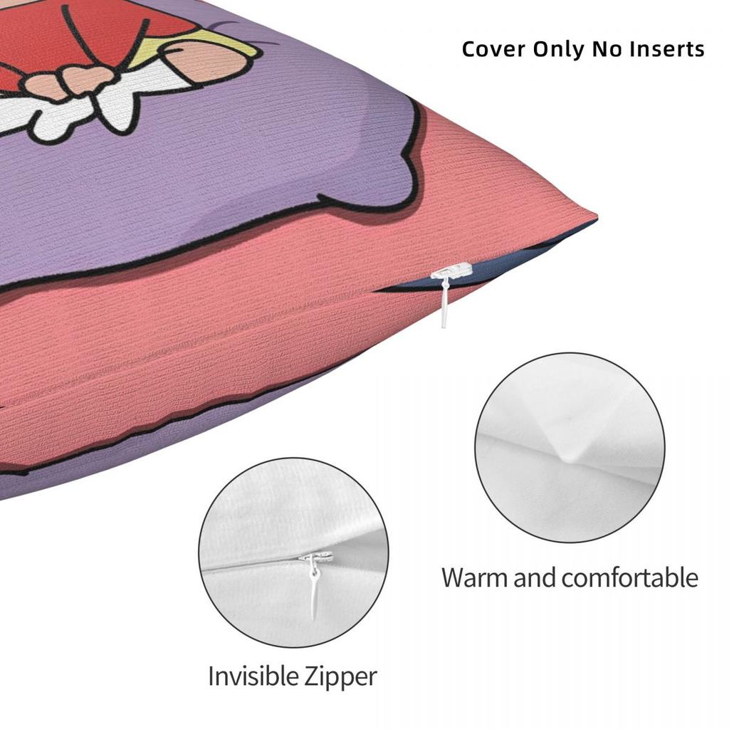 Crayon Shin-Chans Cartoon Anime Pillow Cover Product Printed Cushion Cover Decorative Pillow Case Cover Seater Multi-Size