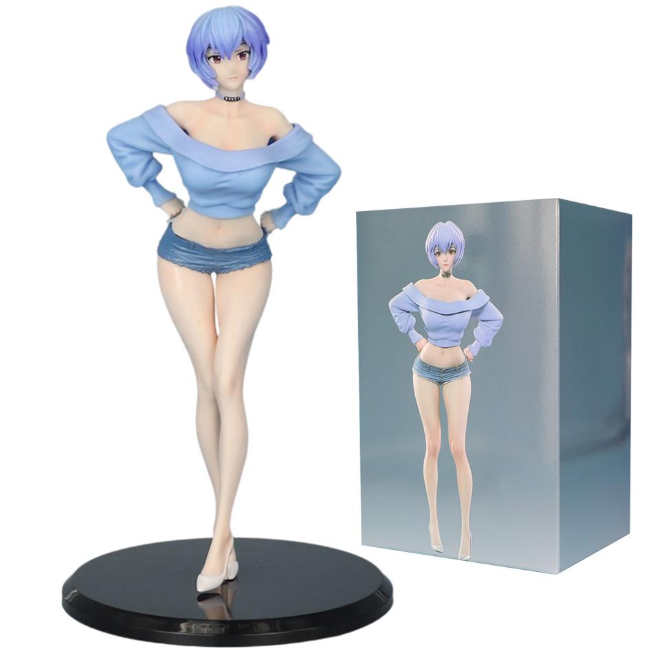 19cm Banpresto Anime Girl Rei Ayanam Ayanami Rei Rei Ayanami Pvc Model Action Figure Gk Game Statue Adult Collectible Doll Plaything