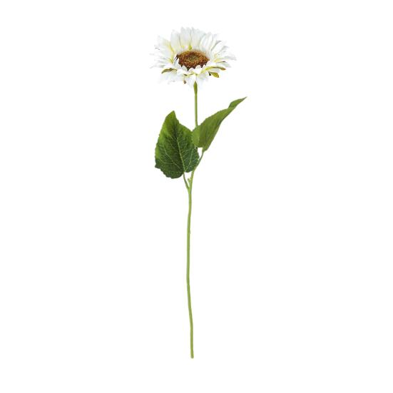 Simulated Sunflower Faux Flower with Bendable Stem Artificial Sunflower Branch for Home Office Wedding Parties Centerpiece