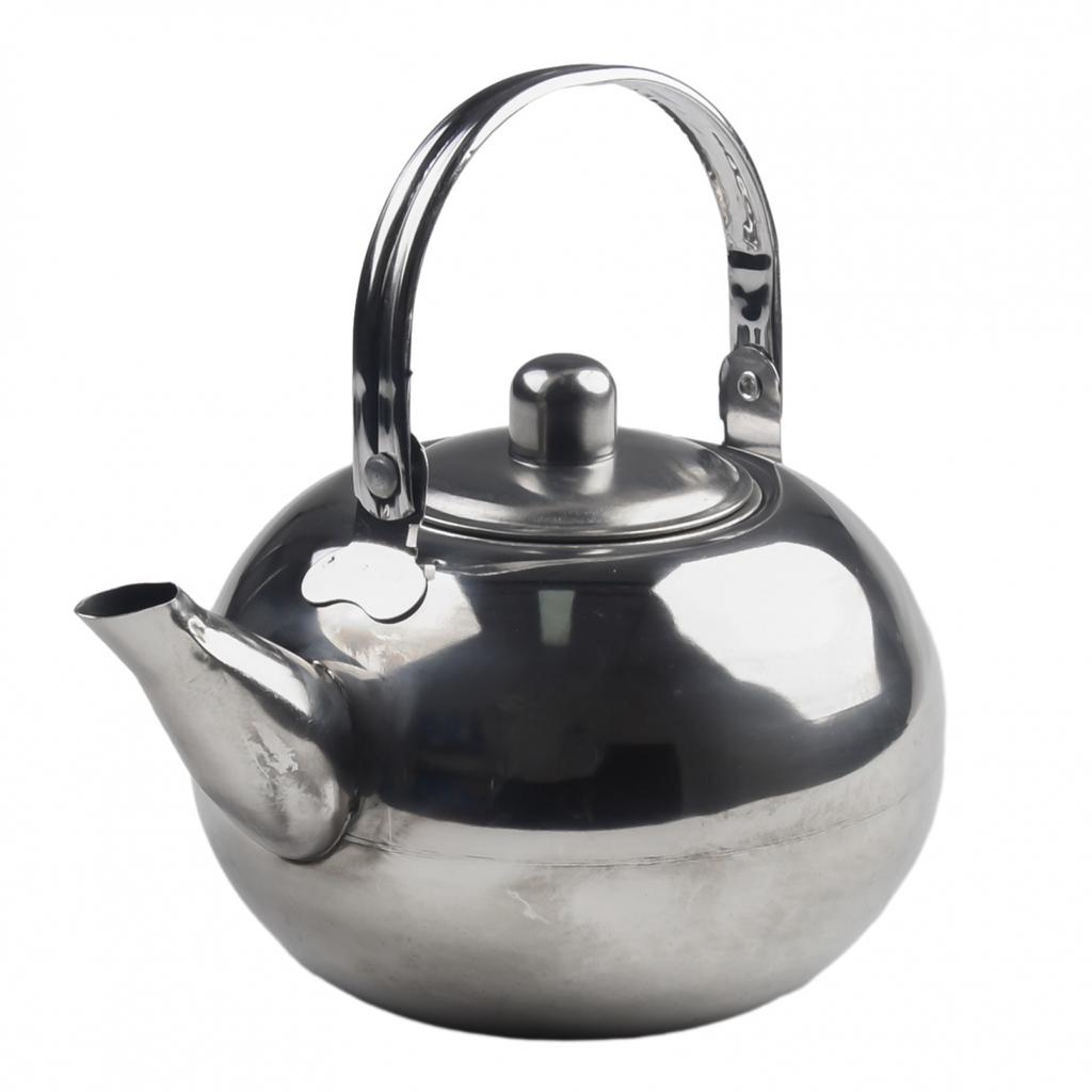 Sturdy Stainless Steel Kettle Perfect for Camping and Hiking Trips