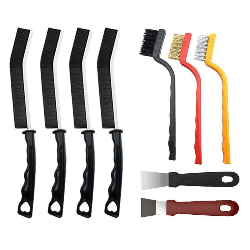 1-15 Pcs Crevice Cleaning Brush Set, Hard Bristle Cleaning Supplies For Kitchen, Bathroom, Corner, Grout, Sink, Cup, Teapot, Bot