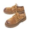 Men's shoes 2025 new retro Martin boots men's low-top British tooling shoes casual big head leather shoes men's 4515-K