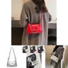 Stylish Chain Strap Women's Bag 2024 New Fashionable Bow Design In Solid Colors