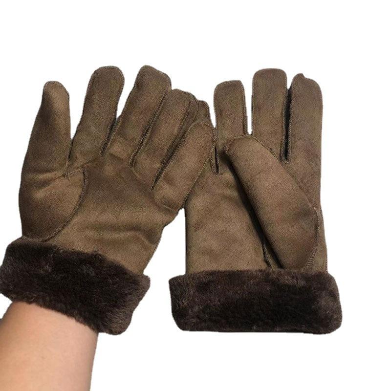 Men's Winter Imitation Fur Integrated Gloves