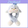 Penguin Baby Hat With Moving Ears Warm Plush Winter Kids Headgear For Children