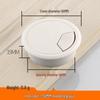 Round Plastic Cable Grommet Hole Cover for Office Desk - Sizes 50/60/65/80 Mm