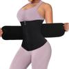 Women Waist Trainer Sauna Sweat Belt Body Shaper Tummy Control Zipper Waist Cincher