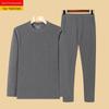 Men's Self-Heating Double-Sided Velvet Thermal Underwear Set - Thickened for Autumn and Winter