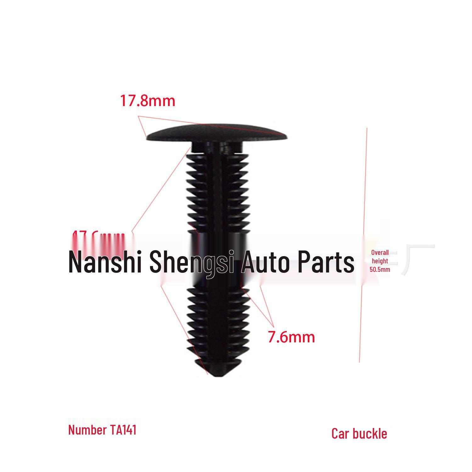 

Car Trim Panel Accessory: Nylon Buckle Rivet Clip for Universal Decoration and Installation. 10000 pieces