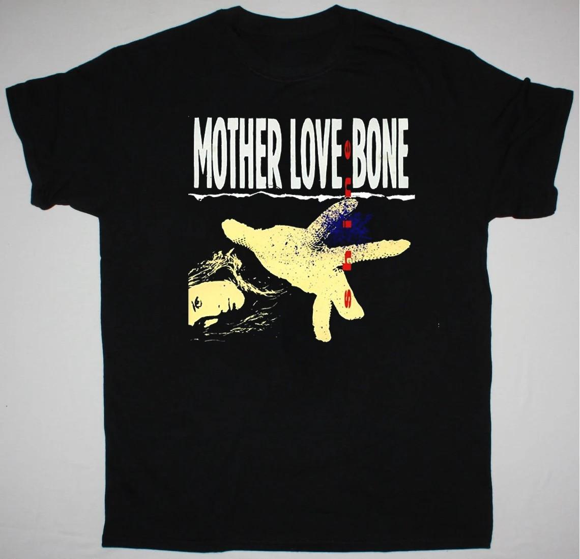 Vtg Mother Love Bone Black T-Shirt Cotton Full Size Unisex SA315 FREE SHIPPING Unisex T-Shirt XL