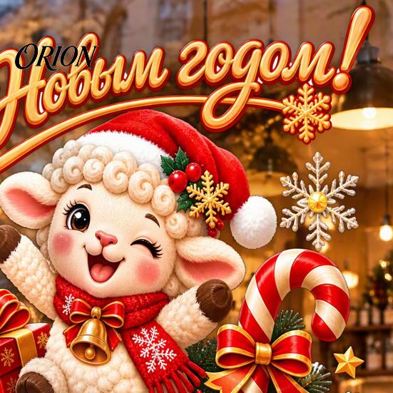 Seasonal Storefront Display 2027 Russian New Year Static Glass Stickers, of Goat PVC Window Decals for Clings Home and Shop Decoration, Cute