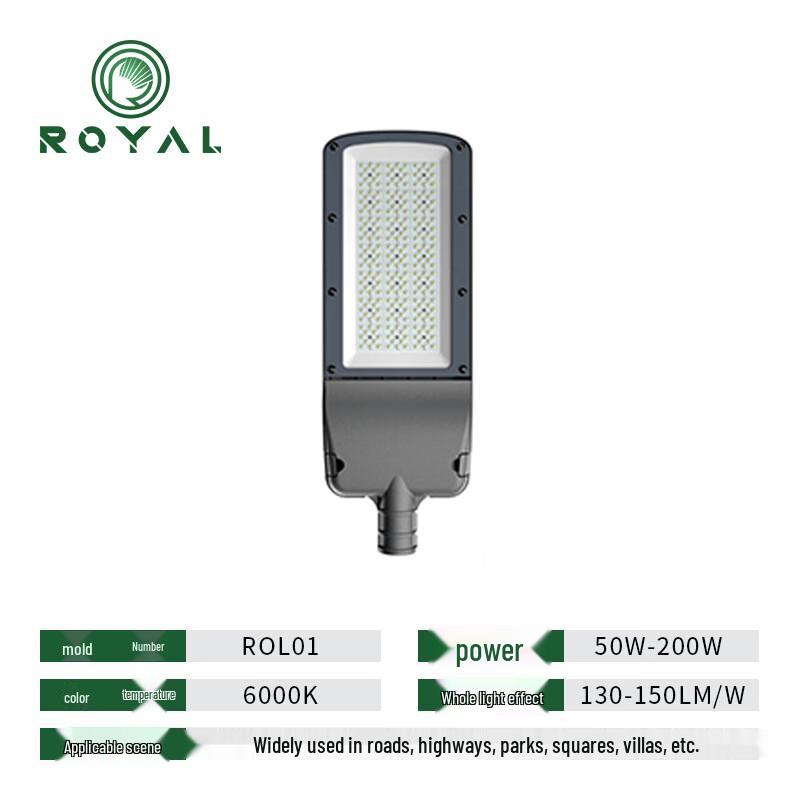 Lampă Stradală LED de Exterior Rongya 200W cu Senzor de Mișcare cu Microunde