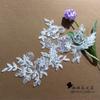 Bridal Wedding Dress Head Jewelry Decoration Handmade Diy Material, Sequined Car Bone Clothing Clothes Lace Accessories White