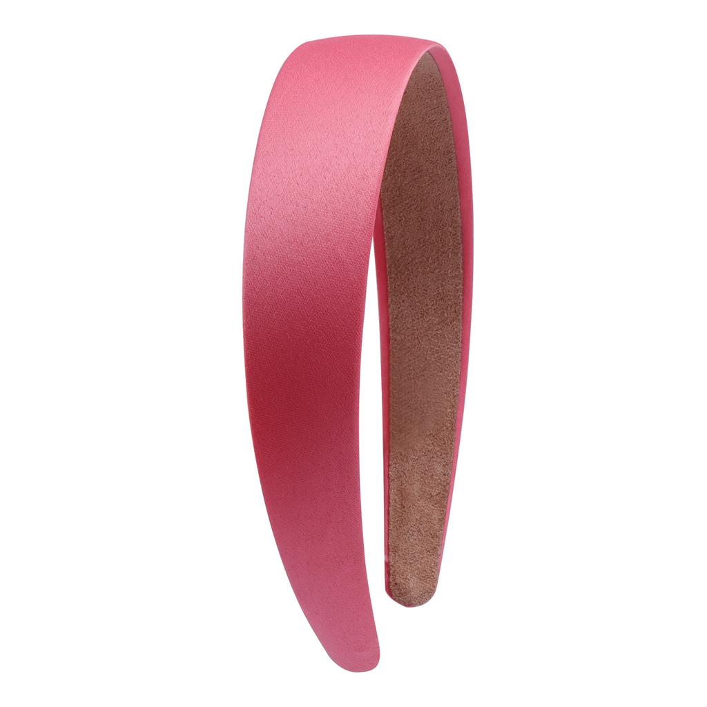 Colorful Satin Wide-brimmed Headband Retro Handmade DIY Hairpin Women's Simple Headband Hair Accessories