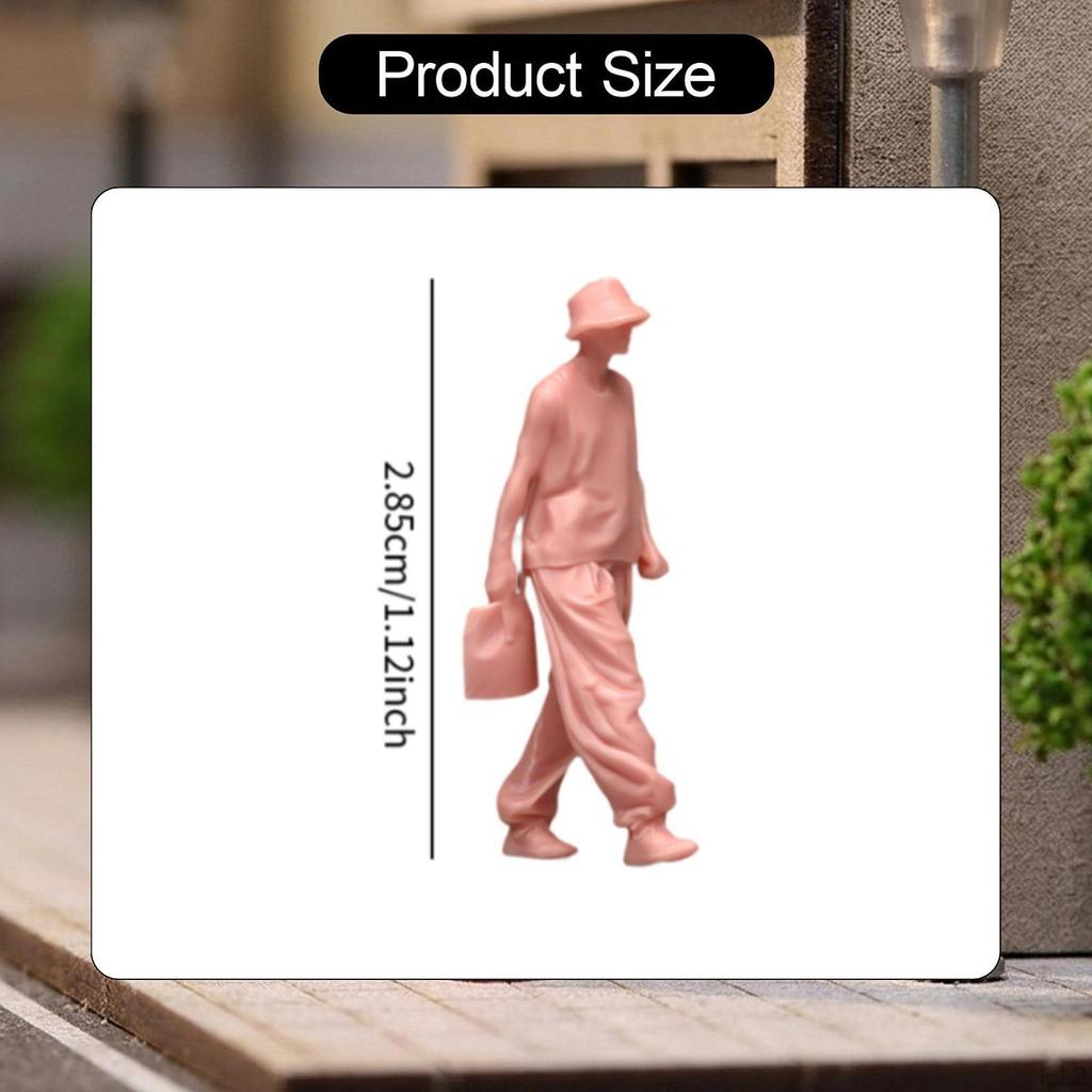 1/64 Miniature Figures Model Action Figure Sand Table Ornament Photography Tiny People Collectibles