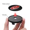 4 Stück 60mm Auto Radnabenabdeckungen Felgenabdeckung Plakette Emblem Aufkleber Zubehör für KIA Rio Ceed Sportage Cerato Sorento K3 K5