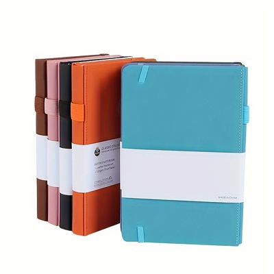 1pc Dotted Notebook  A5 Hardcover Faux Leather Journal 224 Numbered Pages Writing Journal,  Dotted Journal Notebook for Women Men School Office