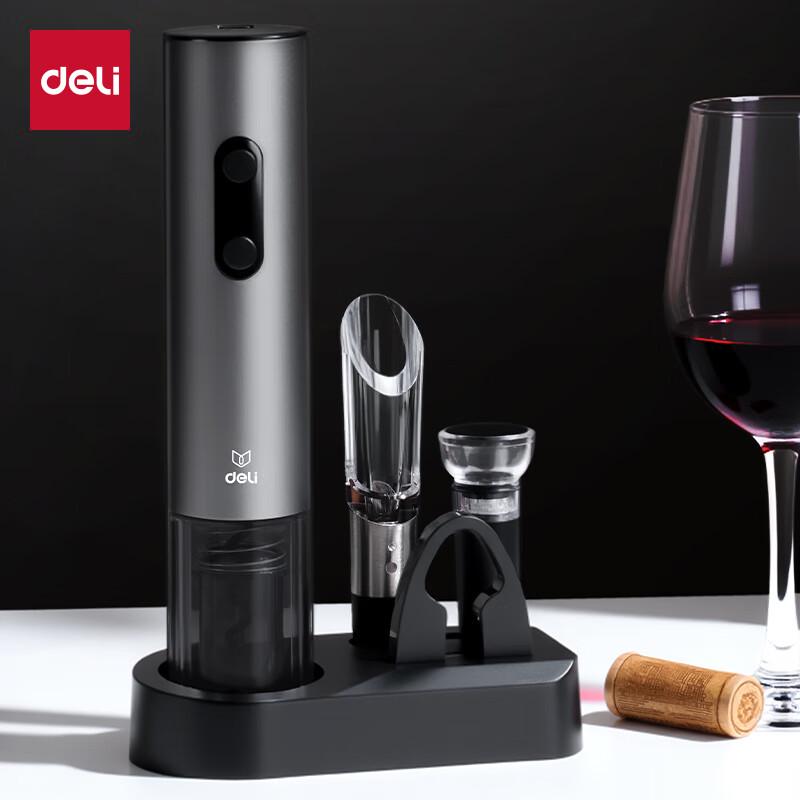 Deli Electric Wine Opener 5-in-1 Set