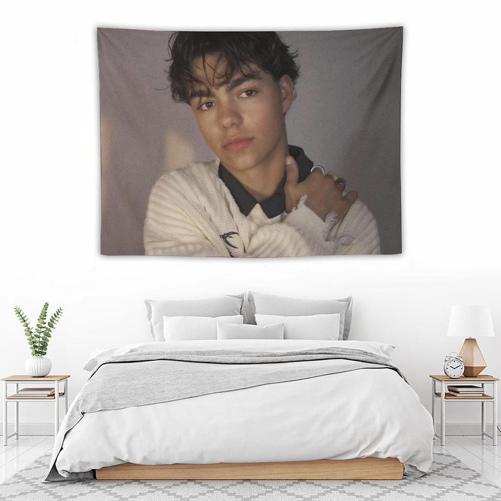 1pc Print Actor Poster Malachi Celebrity Tapestry Barton Flag for Living Room Bedroom Wall Hanging for Friends Room Decor