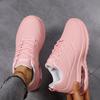 Women Fashion Air-cushion Sneakers PU Leather Running Shoes Anti-slip Outdoor Sports Shoes Elastic Gym Trainers