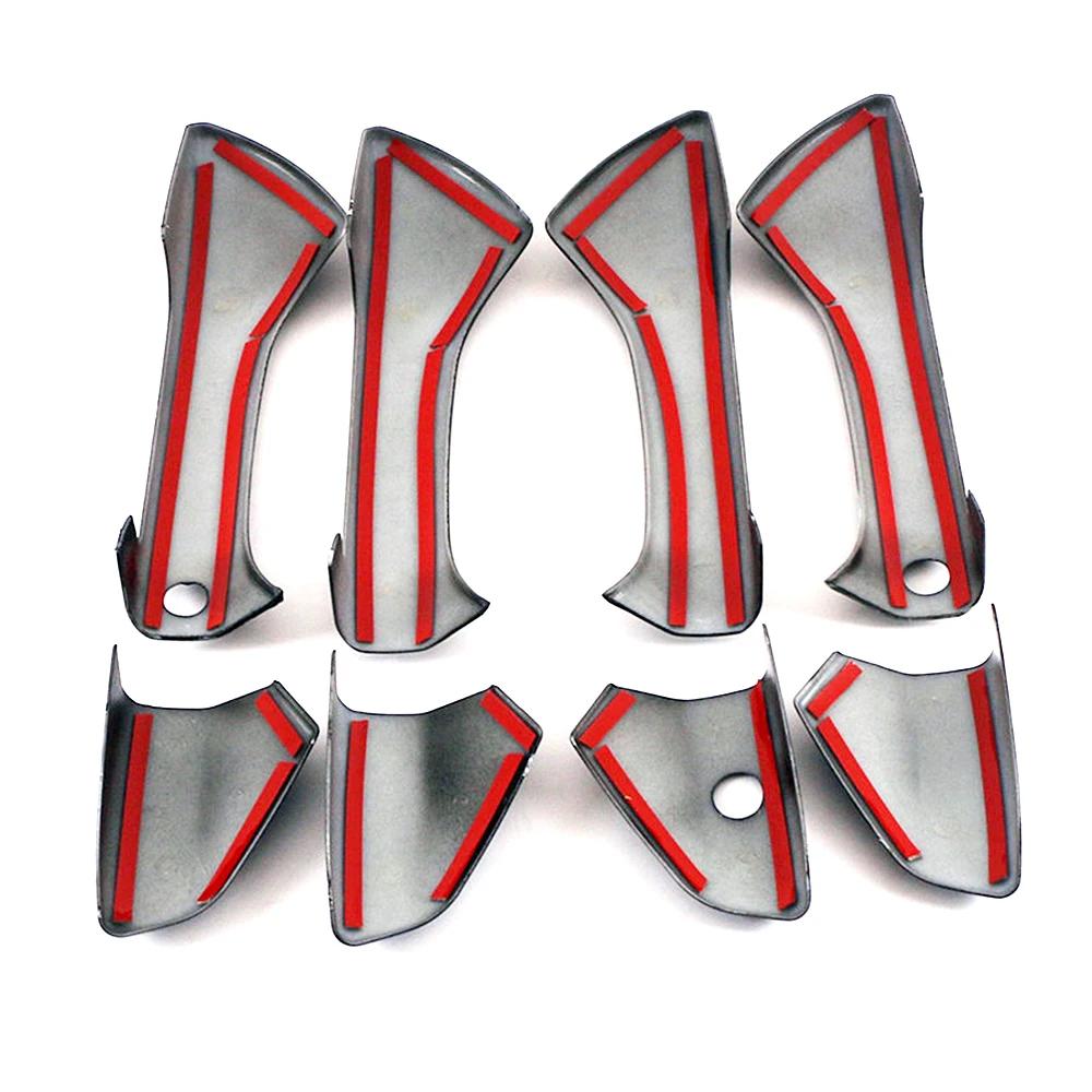 For Honda Accord 8 Gen 2008 2009 2010 2011 2012 2013 Karbonfibertrykt utvendig dørhåndtaksdeksel Trim støpt rammeramme