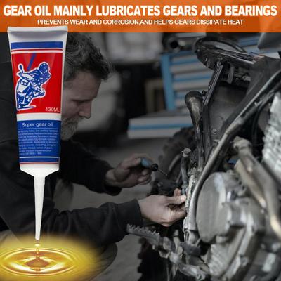 Ulei de viteze pentru motociclete, 130 ml, lubrifiant pentru transmisie, unsoare auto, lubrifiant multifuncțional pentru cutia de viteze mecanică