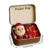 Y3NA Christmas Fabric Pocket Hug Decorative Gift Bag For Festival Home Holiday Party Decorations Seasonal Ornament